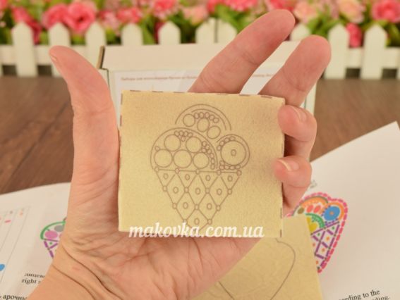 Набір для вишивання прикраса брошка Десерт (морозиво ріжок) БП-189 , Crystal Art