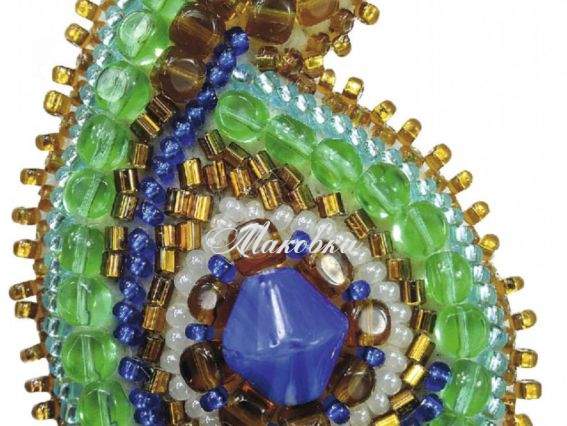 Набор для вышивания Броши БП-194 Восточные мотивы , Crystal Art Набор для вышивания Броши БП-194 Восточные мотивы , Crystal Art