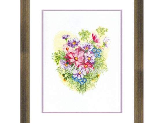 Літній букет, ВТ-072 Crystal Art Набір для вишивання хрестиком