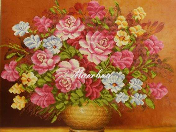 Набір для вишивання Букет, 197348, 6D Діамантові ручки Набір для вишивання Букет, 197348, 6D Діамантові ручки