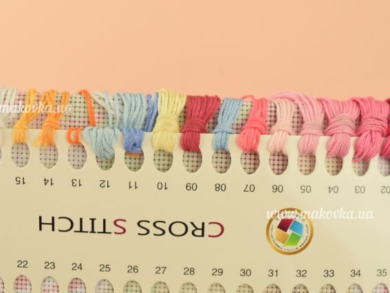 Набір для вишивання нитками 197348,6D Букет, Діамантові ручки  10262