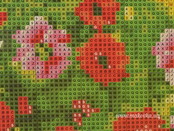 Набір для вишивання нитками 197349 Макове поле Діамантові ручки 90418