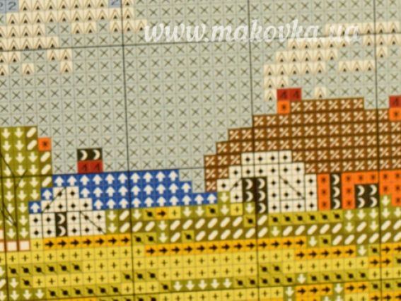 Набір для вишивання нитками 197450 Чотири сезони. Осінь Діамантові ручки 1027