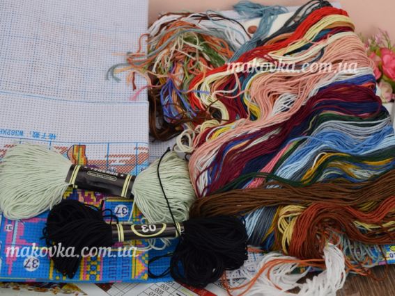 Набор для вишивання нитками  Тайна Вечеря 197462 , 98х43см Діамантові ручки