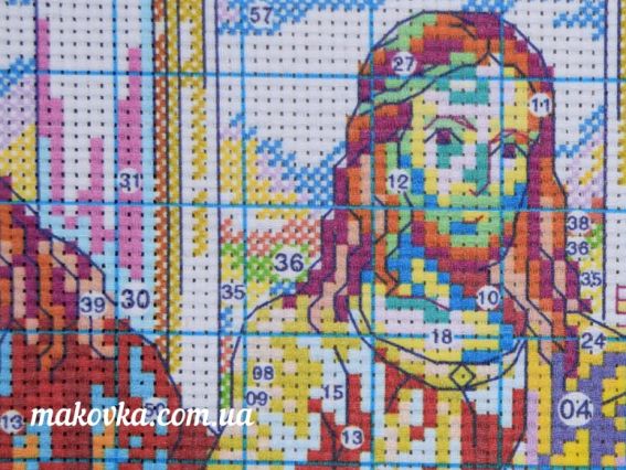 Набор для вишивання нитками  Тайна Вечеря 197462 , 98х43см Діамантові ручки