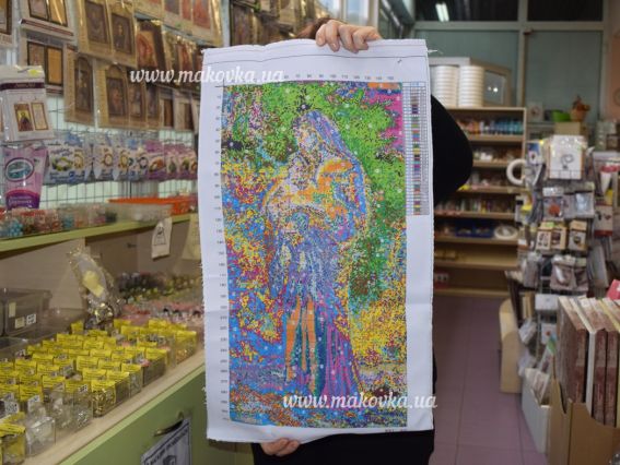 Набір для вишивання нитками 197565 Невинність Діамантові ручки WKL 40