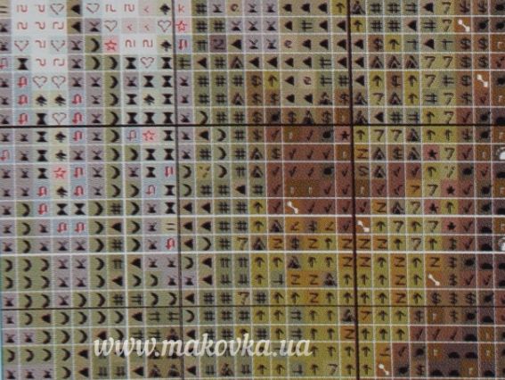 Набір для вишивання нитками 197565 Невинність Діамантові ручки WKL 40