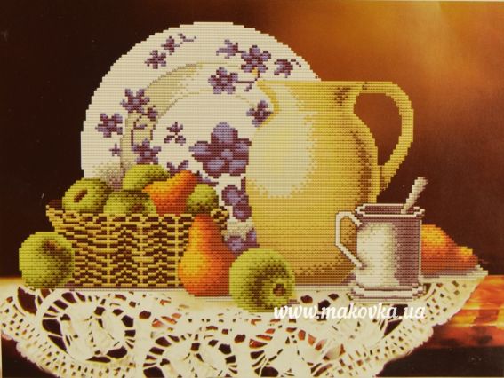 Набір для вишивання Натюрморт із грушами 197727 5D, Діамантові ручки Набір для вишивання Натюрморт із грушами 197727 5D, Діамантові ручки