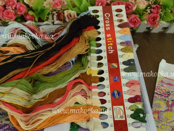 Набор для вышивания крестиком Розкошная трапеза 197851 , Диамантовые ручки