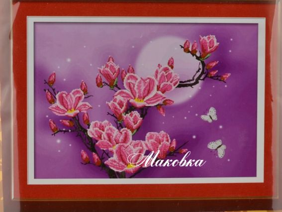 Набор для вышивания Утренняя магнолия, 60119 Диамантовые ручки Набор для вышивания Утренняя магнолия, 60119 Диамантовые ручки