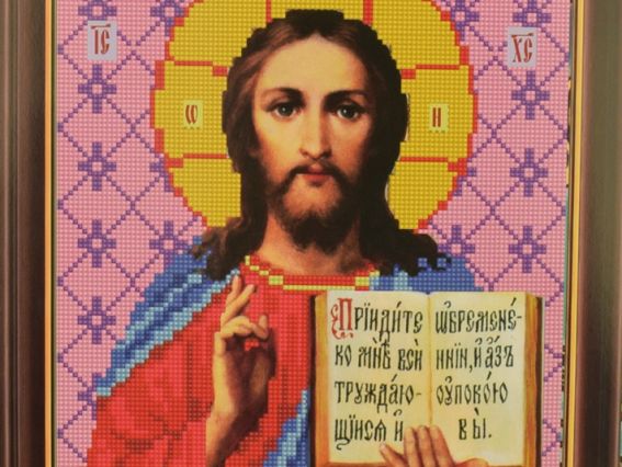 Набор для вышивания Иисус,  WKL45 Диамантовые ручки Набор для вышивания Иисус,  WKL45 Диамантовые ручки