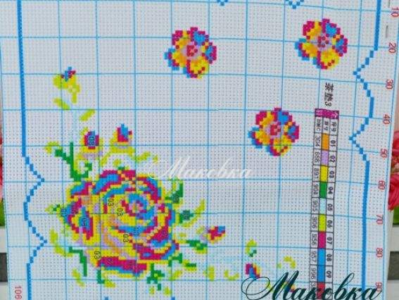 Канва с изображением, Салфетка 30х30 см, Диаманттовые ручки, 197293 Канва с изображением, Салфетка 30х30 см, Диаманттовые ручки, 197293