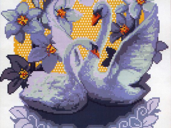 Набор для вышивания Рушнык Нежность (лебеди) С1613, Диана-плюс Набор для вышивания Рушнык Нежность (лебеди) С1613, Диана-плюс