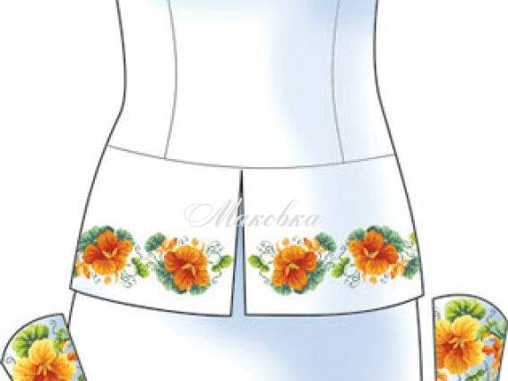 Схема + выкройка, костюм Настурции, 2819, Диана + Схема + выкройка, костюм Настурции, 2819, Диана +