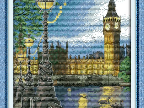 Вечерний Лондон, F162 35х42 см, Идейка