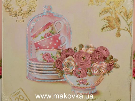 Набор вышивка бісером Романтичный завтрак, Идейка, ВБ 1071 Набор вышивка бісером Романтичный завтрак, Идейка, ВБ 1071