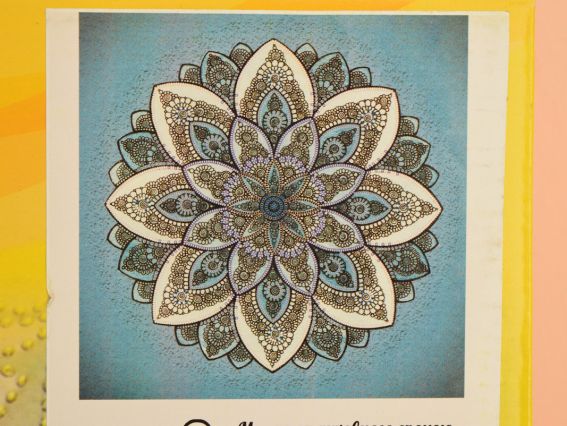 Набор вышивка бісером Мандала душевного спокойствия, Идейка, ВБ 1086 Набор вышивка бісером Мандала душевного спокойствия, Идейка, ВБ 1086