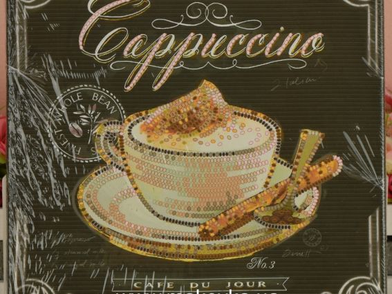 Набор вышивка бісером Капучино, Идейка, ВБ 2014 Набор вышивка бісером Капучино, Идейка, ВБ 2014