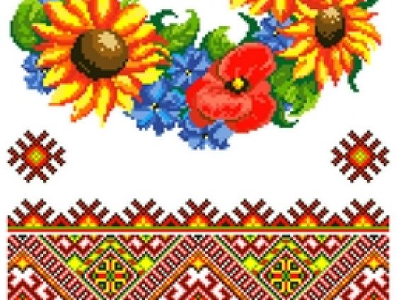 Рушнык КРК-2010 с рисунком Цветущее лето, 37x200 см Рушнык КРК-2010 с рисунком Цветущее лето, 37x200 см