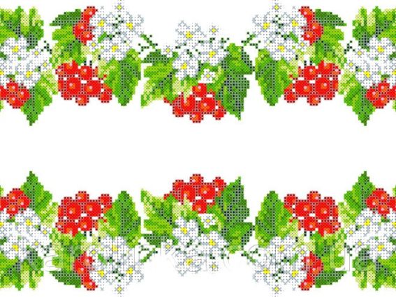 Водорозчинний Флізелін з малюнком КФО-3009 Каролина