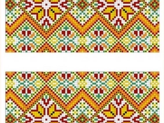 Флизелин водорастворимый КФО-4015 Орнамент, А-4, Каролинка Флизелин водорастворимый КФО-4015 Орнамент, А-4, Каролинка