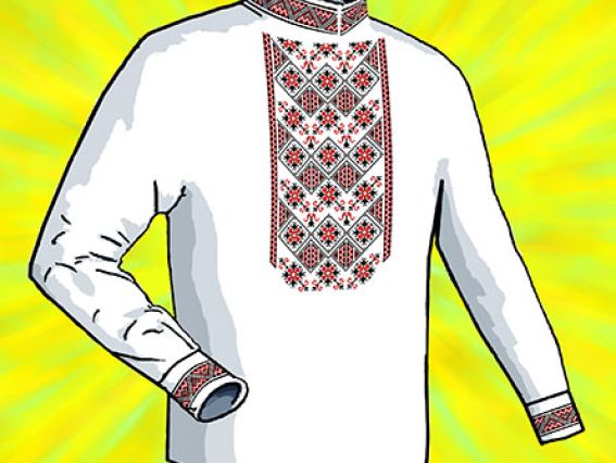 Флизелин водорастворимый КБФ-21 сорочка мужская Орнамент ромб, Каролинка Флизелин водорастворимый КБФ-21 сорочка мужская Орнамент ромб, Каролинка