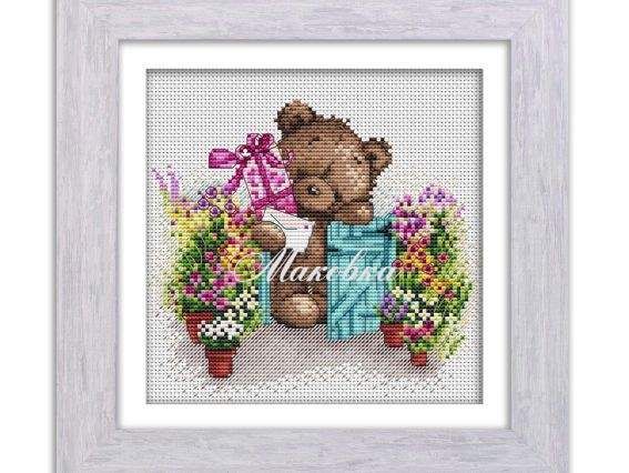 N 070 Приємний сюрприз, вишивка нитками Кольорова