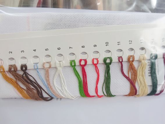 Набір для вишивання нитками хрестом N 103 Феєрія осені, Кольорова