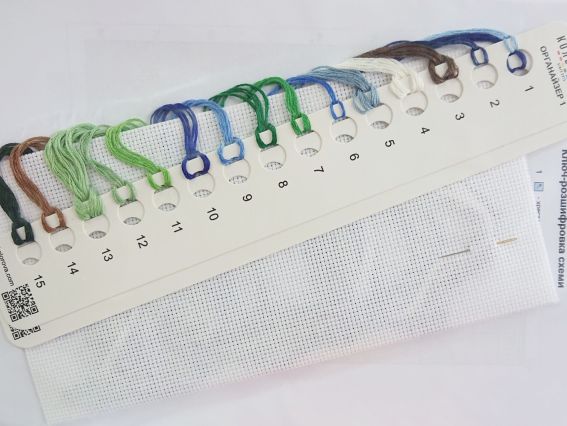 Набір для вишивання нитками хрестом N 93 Феєрія весни, Кольорова