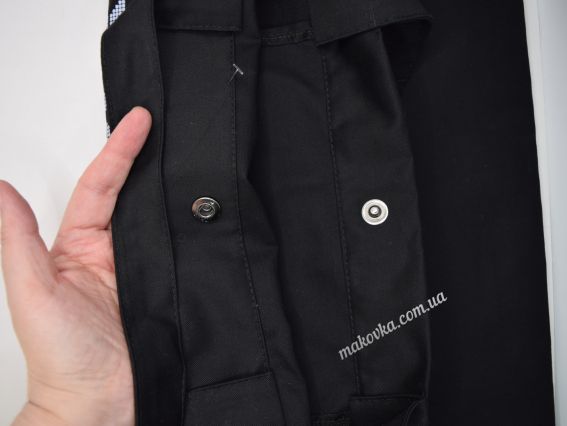 Пошита Эко-Сумка , шопер з малюнком під вишивку Квіти шипшини ШП-1-074 Чорний, Кольорова