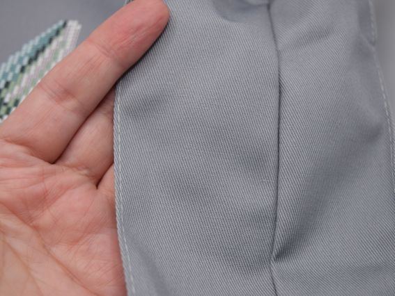 Пошита Эко-Сумка , шопер з малюнком під вишивку Орнамент ШП5-097А Сірий, Кольорова