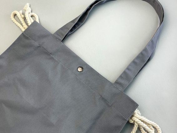 Пошита Эко-Сумка , шопер з малюнком під вишивку Орнамент ШП5-097А Сірий, Кольорова