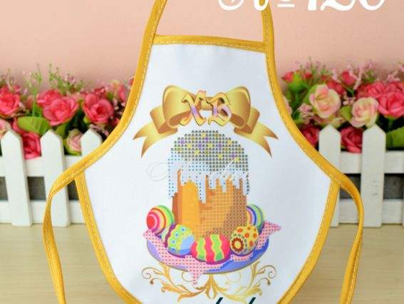 Фартук на бутылку №129 Пасочка, ХВ, габардин, ТМ Красуня Фартук на бутылку №129 Пасочка, ХВ, габардин, ТМ Красуня