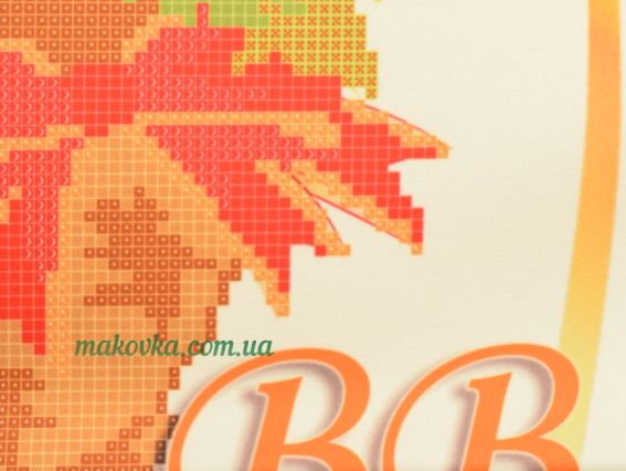 Малюнок на атласній тканині під вишивку Рушник Великодній №46 великодня корзина, Красуня