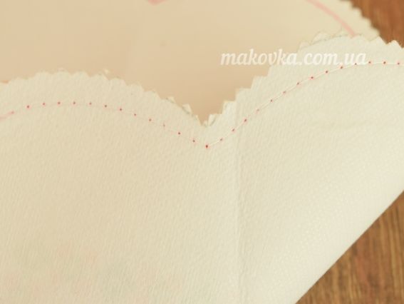 Малюнок на тканині Серветка фігурна великодня пошита №30 (8 пелюсток) 29х24см , домотканная, Красуня