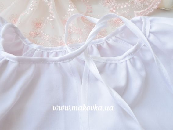 Блуза пошитая детская под вышивку Реглан №6 Орнамент из цветов,  на 5-6 лет, домотканая, длинный рукав, Красуня