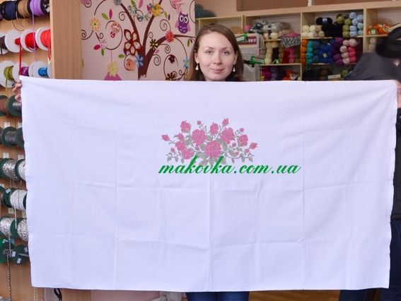 Заготовка Троянди блуза жіноча домоткана, розмір великий №92