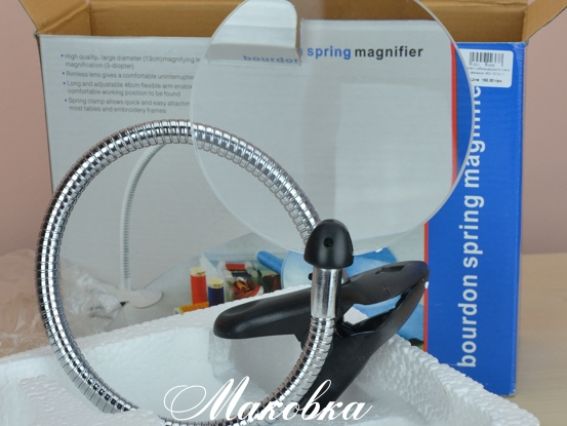 Лупа MG-15122-1 для вишивки з гнучким тримачем і затискачем