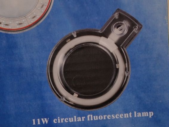 Профессиональная лупа - лампа электрическая Magnifier Lamp 8611-D, 3/8 диоптер