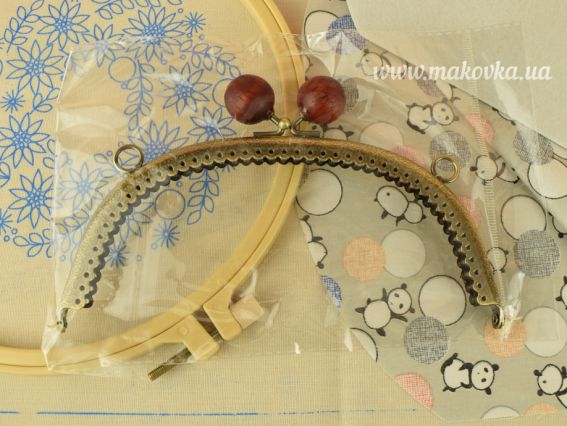 Набір для творчості Клатч з фермуаром В-03 Сонячні квіти, 16,5*20 см 