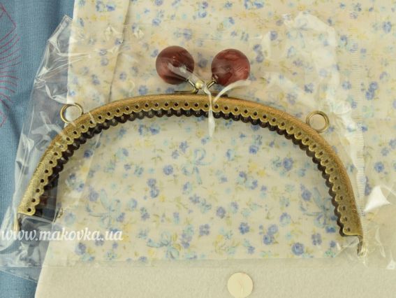 Набір для творчості Клатч з фермуаром В-05 Квітковий букет на джинс, 16,5*20 см 