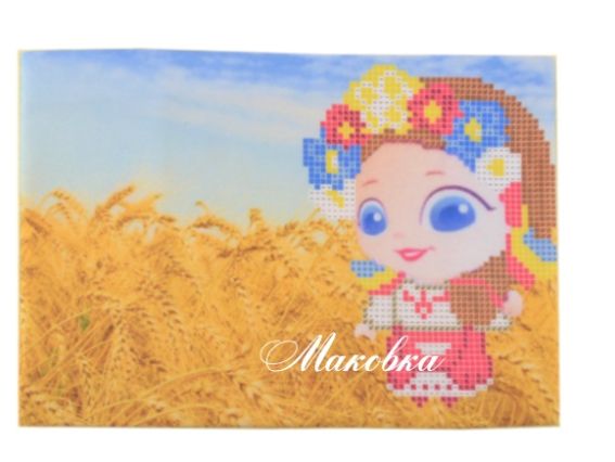 Обложка на паспорт под вышивку №16 Украиночка, нива Обложка на паспорт под вышивку №16 Украиночка, нива