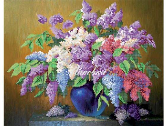 Вышивка бісером Сирень, НБ6 06, Повитруля