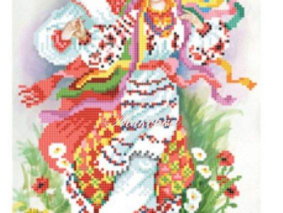 Вышивка бісером Танец (Гопак) НГ 04 Повитруля