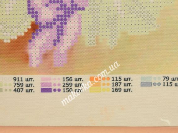 Т3 123 Янголятка , друк на тканині для вишивання бісером, Повітруля 