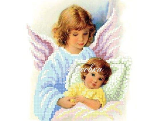 Схема (малюнок) на тканині Охоронець Т3 124 Повітруля , під бісер Схема (малюнок) на тканині Охоронець Т3 124 Повітруля , під бісер