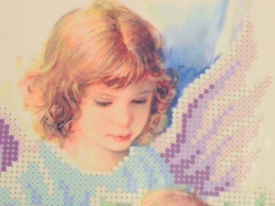 Т3 124 Охоронець (янгол), друк на тканині для вишивання бісером, Повітруля 