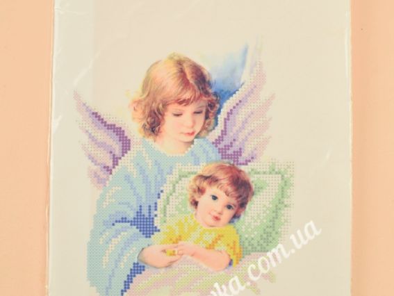 Т3 124 Охоронець (янгол), друк на тканині для вишивання бісером, Повітруля 