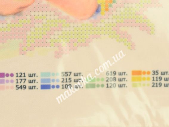 Т3 124 Охоронець (янгол), друк на тканині для вишивання бісером, Повітруля 