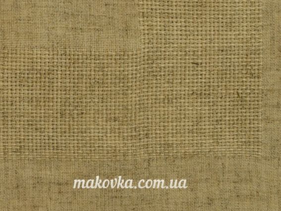 Заготовка Канва-серветка під вишивку 10.2 ТДК-9 (0,33х0,33) льон, ЧС